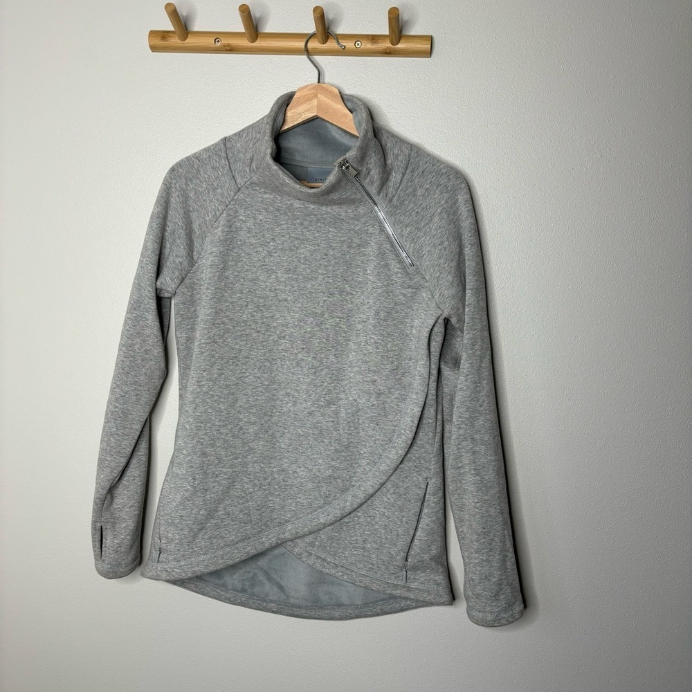 Athleta Cozy Karma Asymmetrical Sweater xs